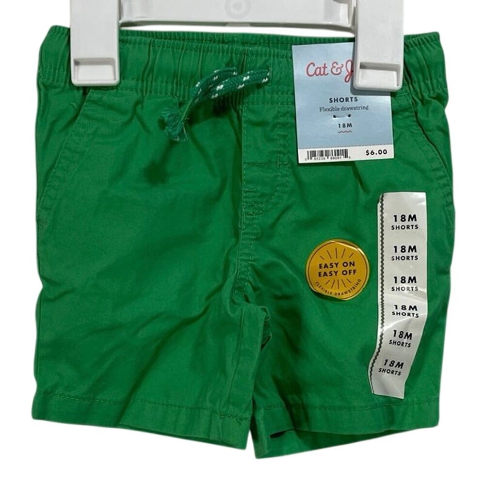 Cat & Jack 18 Month Green Shorts
